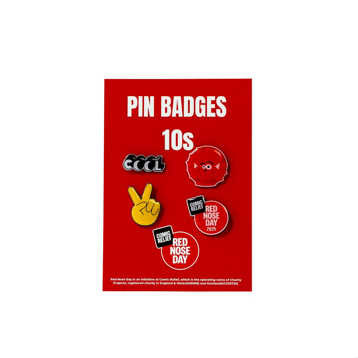 10s Party Pack Pin Badges