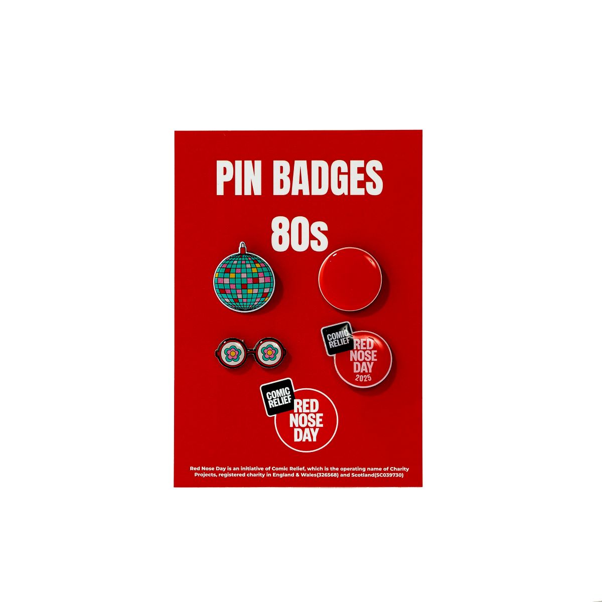 80s Party Pack Pin Badges