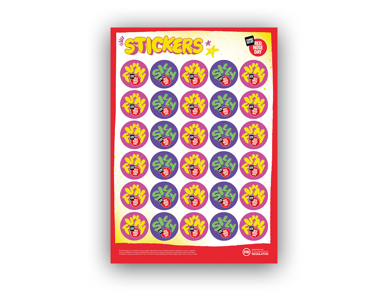 Red Nose Day Stickers