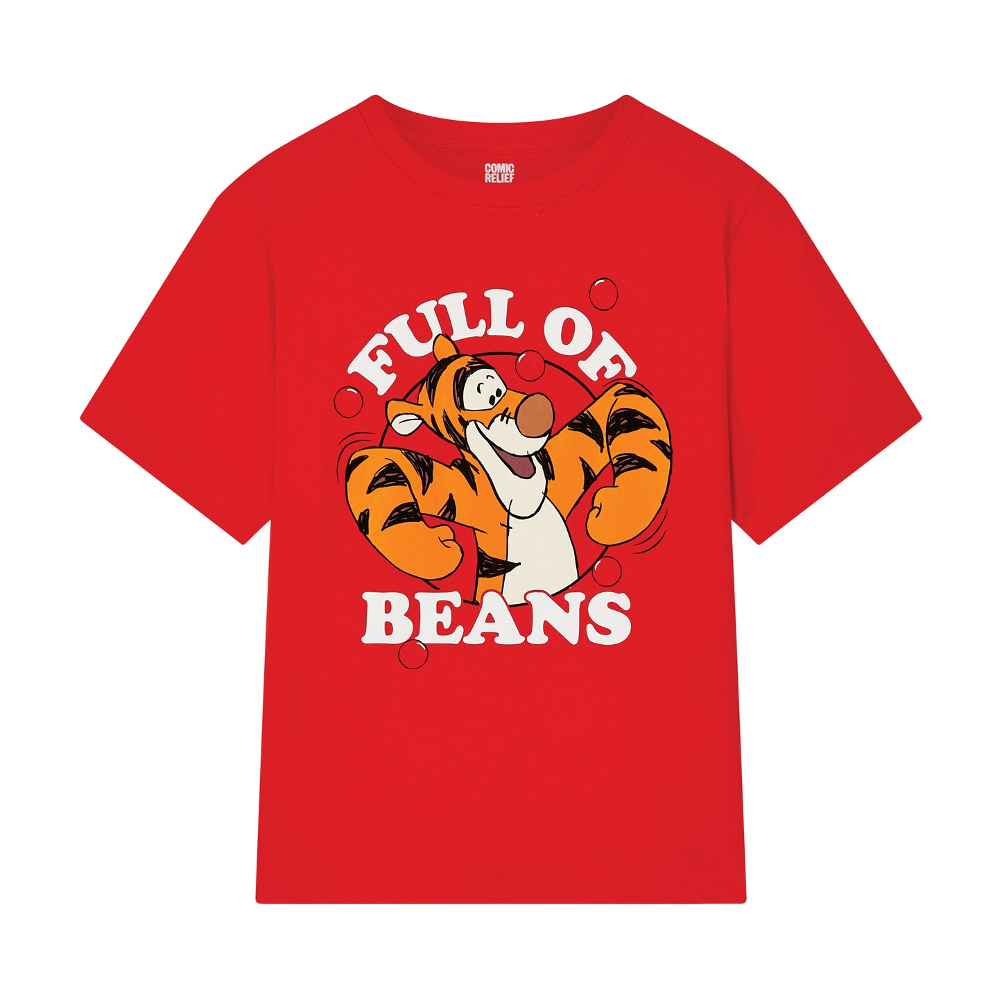 Kids Red Tigger Full Of Beans T-⁠shirt