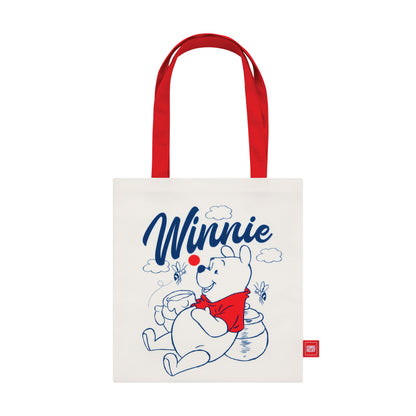 White Winnie The Pooh Tote Bag