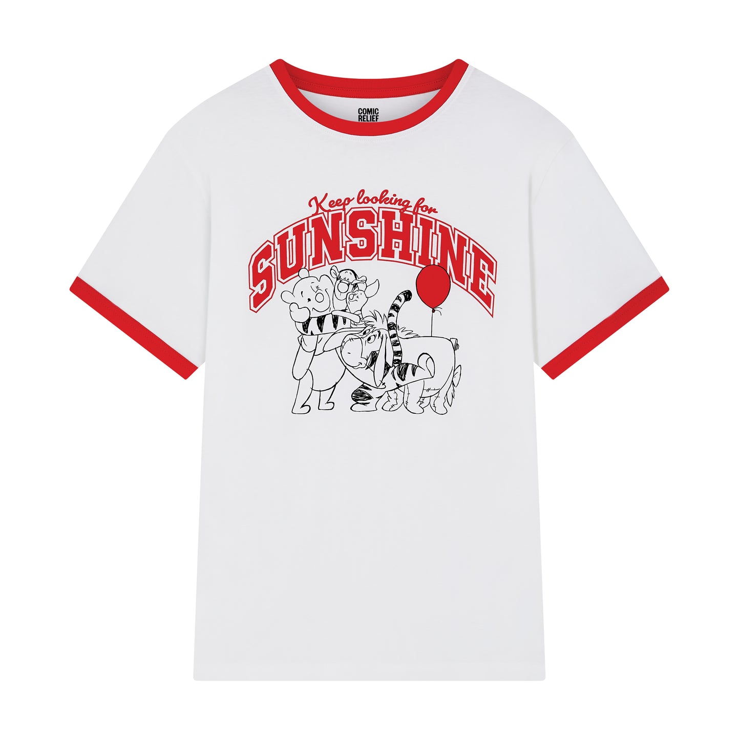 Adult White Winnie The Pooh Sunshine T-⁠shirt