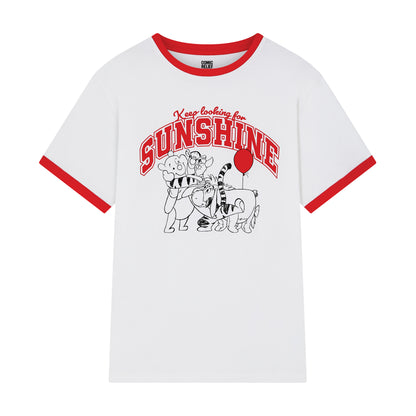 Adult White Winnie The Pooh Sunshine T-⁠shirt
