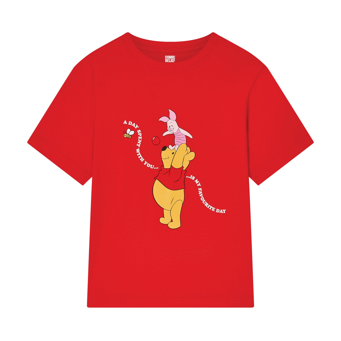 Kids Red Pooh & Piglet T-⁠shirt