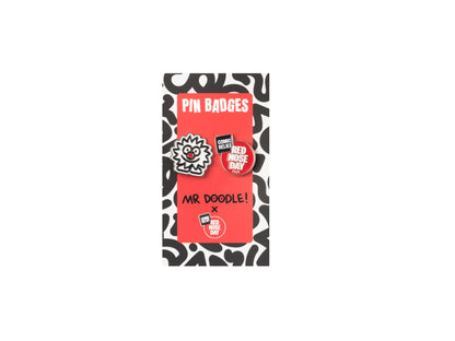 Red Nose Day 2026: Mr Doodle pin badges